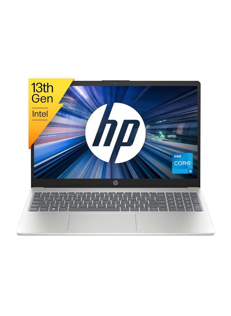 HP 2023 Newest 15s Series 15.6" Notebook, FHD (1920 x 1080), Intel Core -1335U Deca-core i5, 32 GB DDR4Â RAM, 2 TBÂ NVME SSD, Thin & Light, WindowsÂ 11 English/Arabic Silver - Image 1