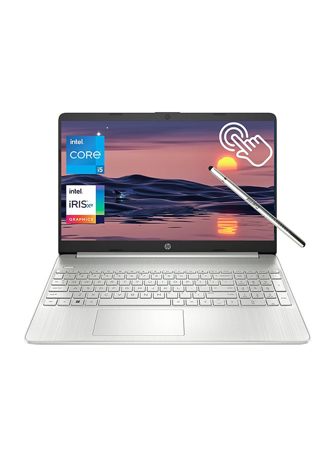 HP Flagship Laptop With 15.6-Inch Full HD Display, Intel Core i5-1155G7 Processor/16GB RAM/1TB SSD/Intel Iris XE Graphics/Windows 11 Home English/Arabic Silver - Image 1