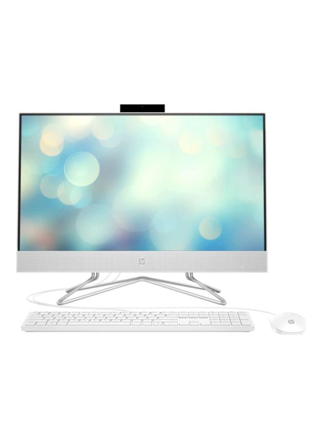 HP AIO 24-cb1013nh Desktop With 23.8-Inch Display, Core i7-1255U Processer/8GB RAM/512GB SSD/Intel Iris Xe Graphics/Windows 10 Home English/Arabic White - Image 1