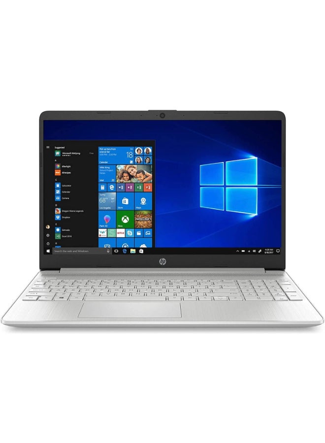 HP 15 Business (Upgraded Version) Laptop With 15.6-Inch Display,Core i3-1125G4 Processor/12GB RAM/256GB SSD/Intel Iris XE Graphics/Windows 11 English/Arabic Silver - Image 1