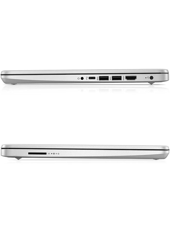 HP 14-dq2031tg (Upgraded Version) Laptop With 14-Inch Display, Core i3-1125G4 Processor/4GB RAM/128GB SSD/Intel UHD Graphics/Windows 11 Home English/Arabic Silver - Image 4