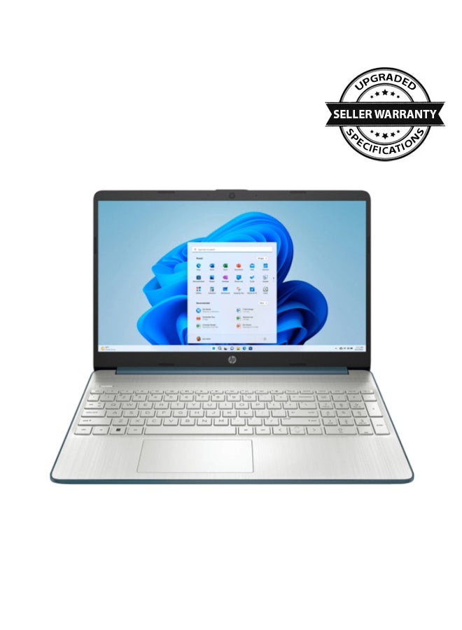 HP 15-dy5885wm (Upgraded Version) Laptop With 15.6-Inch FHD Display, Core i5-1235U Processor/32GB RAM/1TB SSD/Intel Iris Xe Graphics/Windows 11 Home English/Arabic Blue - Image 2