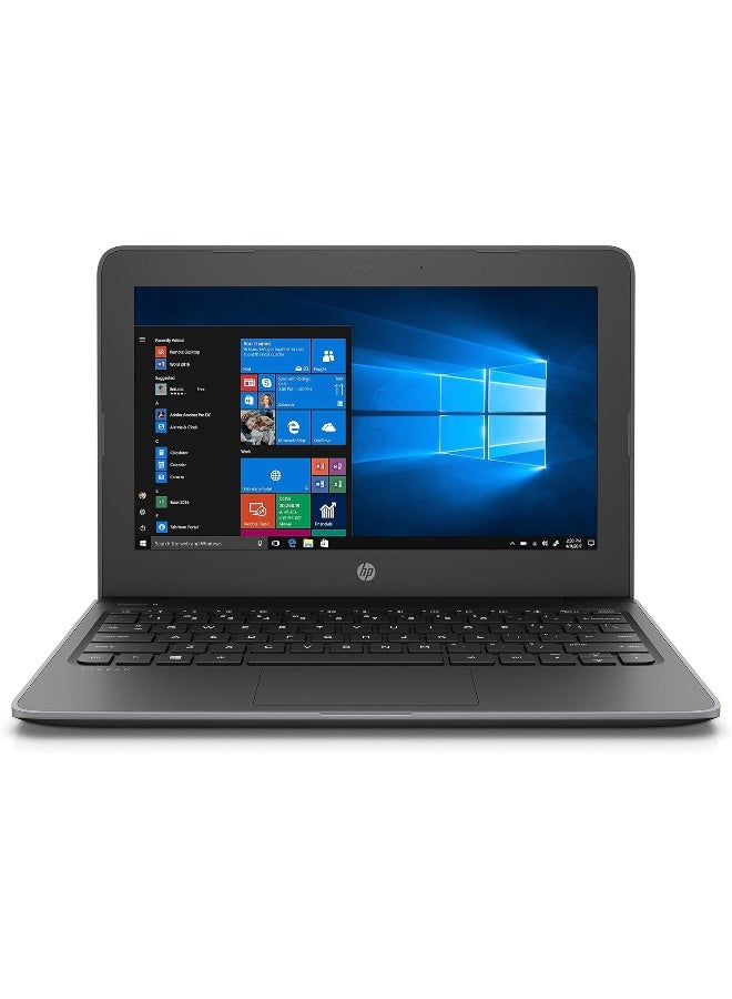 HP Stream 11 Pro G5 Laptop With 11.6-Inch HD Display, Celeron N4000 Processor/4GB RAM/128GB eMMC/Intel UHD Graphics 600/Windows 10 Pro English/Arabic Black - Image 1