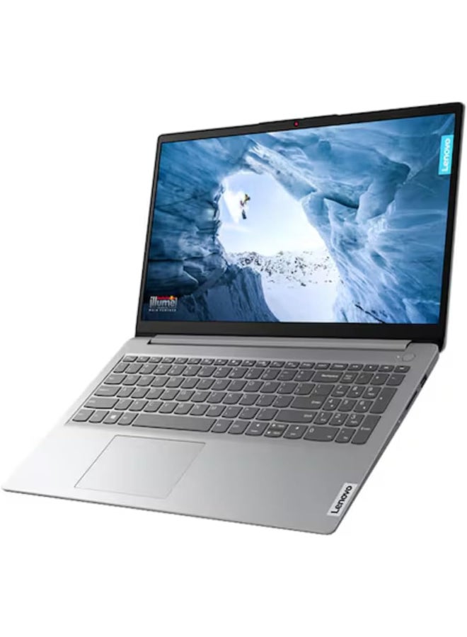 Lenovo IdeaPad 1 (Upgraded Version) Laptop With 15.6-Inch Display, Intel Core i7-1255u Processor/16GB RAM/512GB SSD/Intel Iris Graphics/Windows 11 English/Arabic Cloud Grey - Image 3