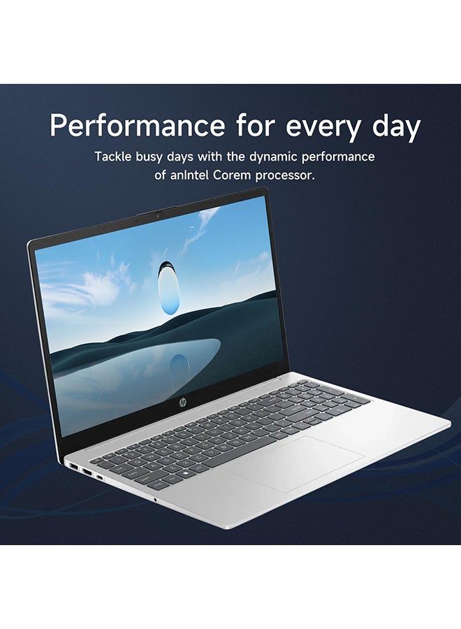 HP FD Series Laptop With 15.6-Inch Full HD Display, Intel Core i5-1235u Processor/16GB RAM/1TB SSD/Intel UHD Graphics/Windows 11 Home English/Arabic Silver - Image 4