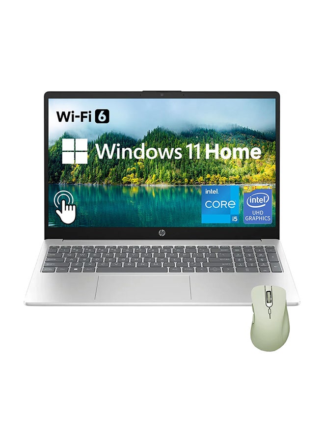 HP FD Series Laptop With 15.6-Inch Full HD Display, Intel Core i5-1235u Processor/16GB RAM/1TB SSD/Intel UHD Graphics/Windows 11 Home English/Arabic Silver - Image 1