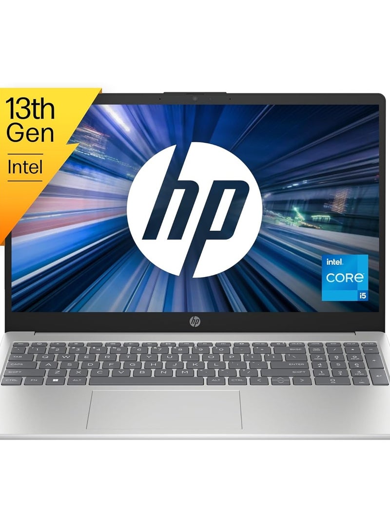 HP 2023 Newest 15s Series 15.6" Notebook, FHD (1920 x 1080), Intel Core -1335U Deca-core i5, 32 GB DDR4Â RAM, 2 TBÂ NVME SSD, Thin & Light, WindowsÂ 11 English/Arabic Silver - Image 1