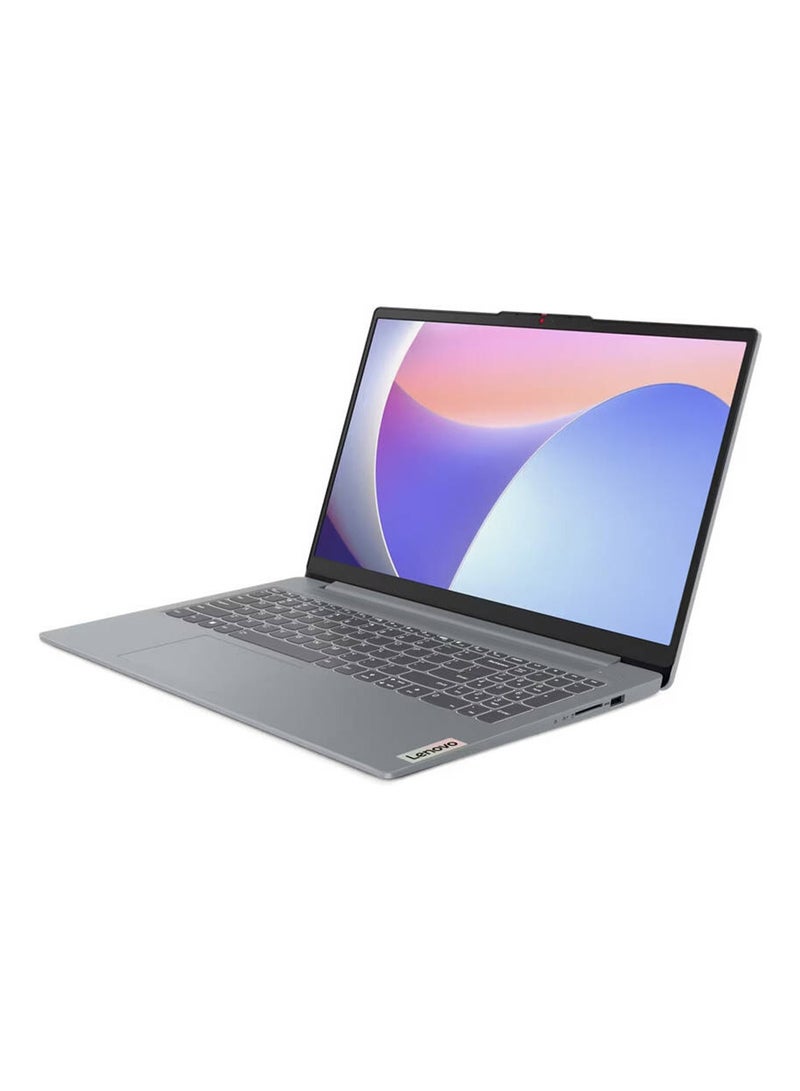 Lenovo IdeaPad Slim 3 15IRH8 (Upgraded Version) Laptop With 15.6-Inch FHD IPS Display, Core i5-13420H Processor/8GB RAM/512GB SSD/Intel UHD Graphics/Windows 11 With Lenovo Bag + Mouse + Headphone English/Arabic Arctic Grey - Image 3