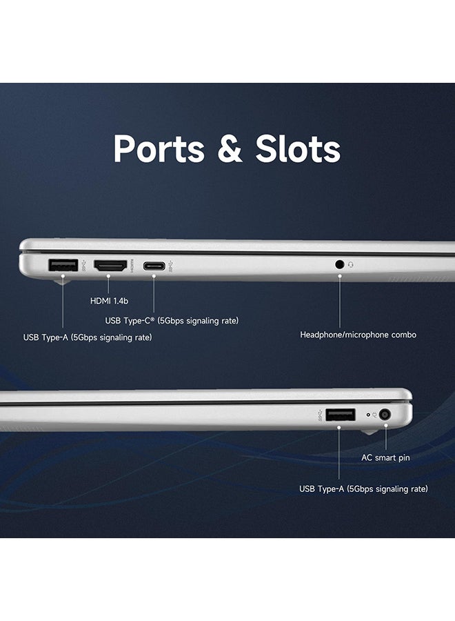 HP FD Series Laptop With 15.6-Inch Full HD Display, Intel Core i5-1235u Processor/32GB RAM/1TB SSD/Intel UHD Graphics/Windows 11 Home English/Arabic Silver - Image 5