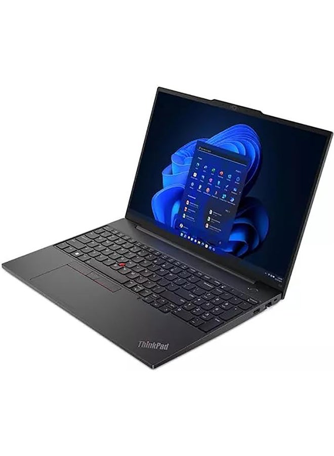 Lenovo Thinkpad E16 Business (Upgraded Version) Laptop With 16-Inch FHD Display, Core i7-1355U Processor/8GB RAM/512GB SSD/Intel Iris Xe Graphics/Windows 11 English/Arabic BLACK - Image 4