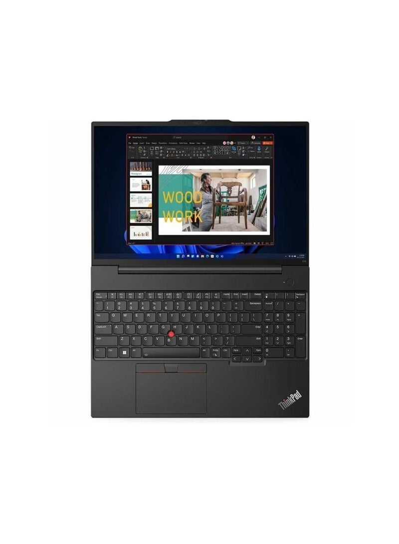 لينوفو Thinkpad E14 Gen 5 Business  (Upgraded Version) Laptop Intel Core i7-1355U 13Th Generation 8Gb Ram 512Gb SSD Windows11 Intel Iris Xe 14 Inch WUXGA  Graphite English/Arabic Graphite Black - Image 2