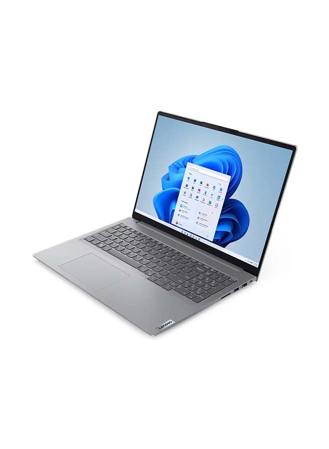 Lenovo ThinkBook 16 Gen6 with 16-Inch WUXGA Display, 13th Gen, Core i5-1335U Processor/24GB Ram/512GB SSD/Intel Iris Xe Graphics/Windows 11/International Version English/Arabic Mineral Grey - Image 3