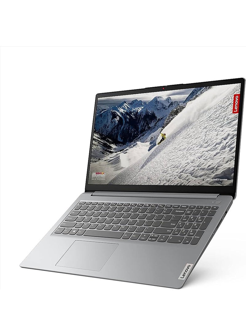 Lenovo Ideapad 1 15IAU7 (Upgraded Version) Laptop With 15.6-Inch Display, Core i3-1215U Processor/8GB RAM/256GB SSD/Intel UHD Graphics/Windows 11 English/Arabic Cloud Grey - Image 2