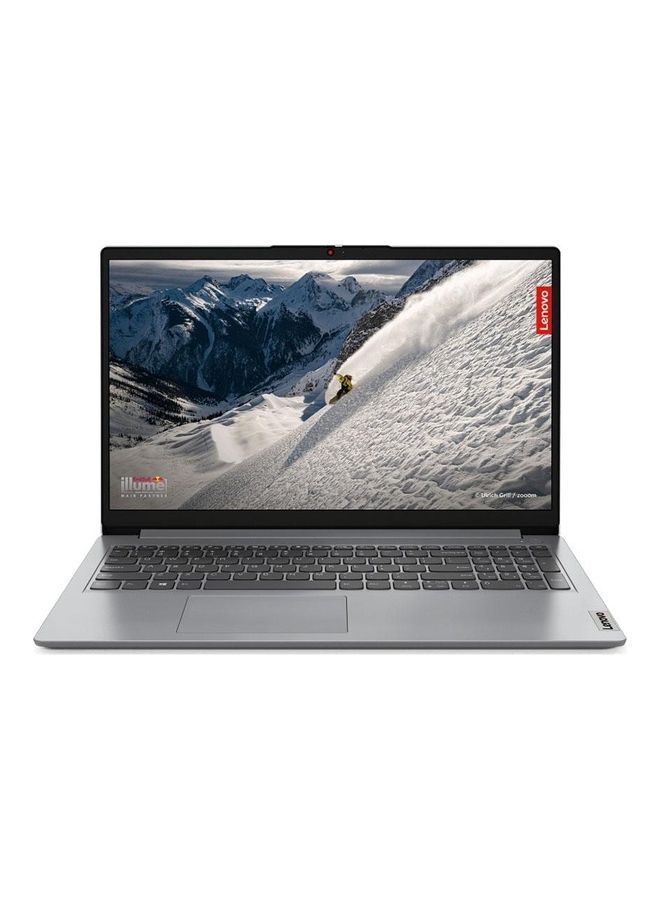 لينوفو Ideapad 1 15IGL7  (Upgraded Version) Laptop With 15.6-Inch Display, Celeron N4020 Processor/4GB DDR4 RAM/256GB SSD/Intel HD Graphics/Windows 11 Home  Grey English/Arabic Grey - Image 1