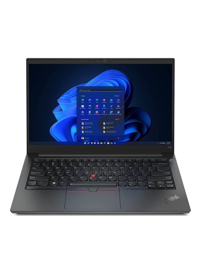Lenovo ThinkPad E14 Gen 4 (Upgraded Version) Laptop With 14-Inch Display, Core i5 1235U Processor/16GB RAM/512GB SSD/Integrated Graphics/Windows 10 English/Arabic Black - Image 1