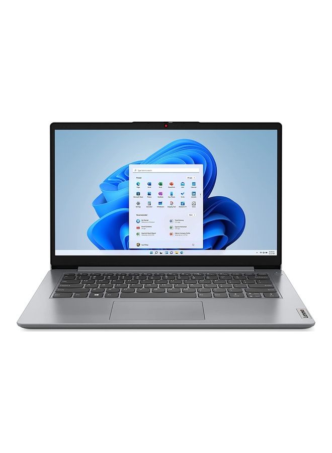 Lenovo Ideapad 1 (Upgraded Version) Laptop With 14-Inch HD Display, Core i3-1215U Processor/8GB RAM/512GB SSD/Intel UHD Graphics/Windows 11 English/Arabic Cloud Grey - Image 1