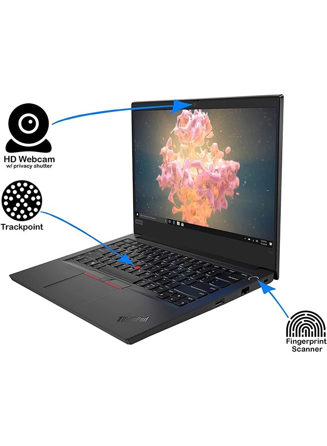 Lenovo 2020 ThinkPad E14 Business (Upgraded Version) Laptop, 14" FHD Display, Intel Core i5-10210U Upto 4.2GHz, 16GB RAM,512GB NVMe SSD HDMI, DisplayPort via USB-C, Wi-Fi, Bluetooth Windows 10 Pro English/Arabic Black - Image 2