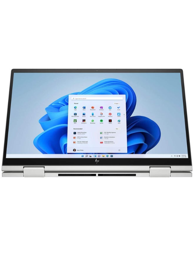 HP Envy X360 Laptop With 14-Inch Full HD(1920x1080) Display, Core Ultra 7-150U Processor/16GB RAM DDR4/512GB SSD/Intel Iris XE Graphics/Windows 11 Home/ English/Arabic Silver - Image 4