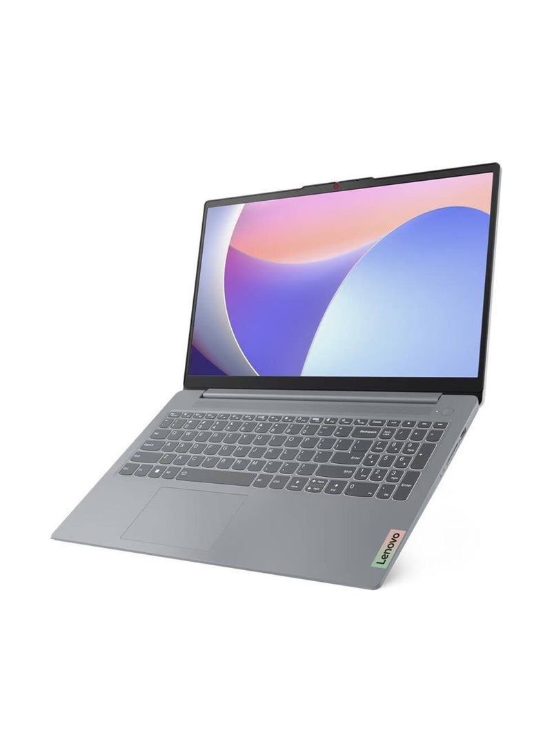 Lenovo IdeaPad Slim 3 15IRH8 (Upgraded Version) Laptop, 15.6" FHD IPS Display, Intel Core i5-13420H, 8GB RAM, 512GB SSD, Intel UHD Graphics, Free DOS 83EM003RPS English/Arabic Arctic Grey - Image 2