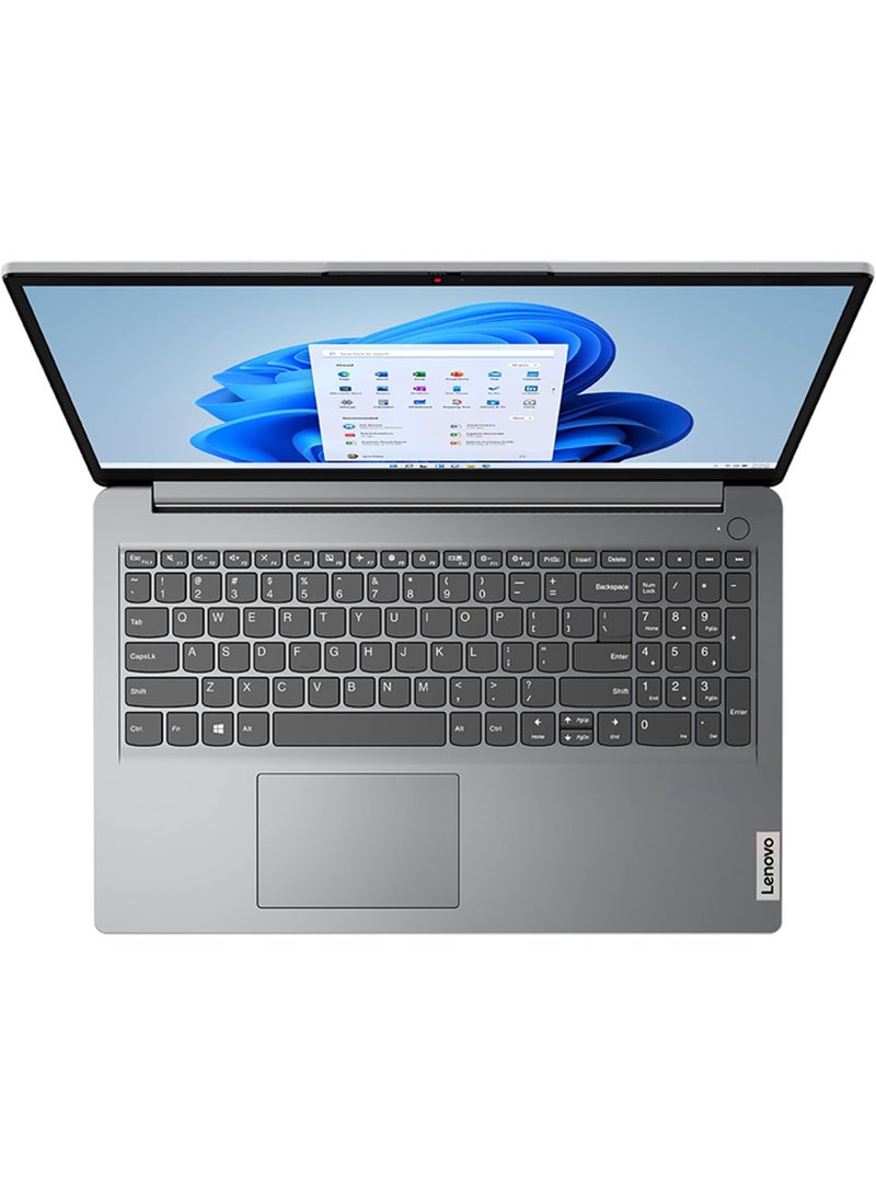 Lenovo Ideapad 1 15IAU7 (Upgraded Version) Laptop With 15.6-Inch Display, Core i3-1215U Processor/8GB RAM/512GB SSD/Intel UHD Graphics/Windows 11 English/Arabic Cloud Grey - Image 3