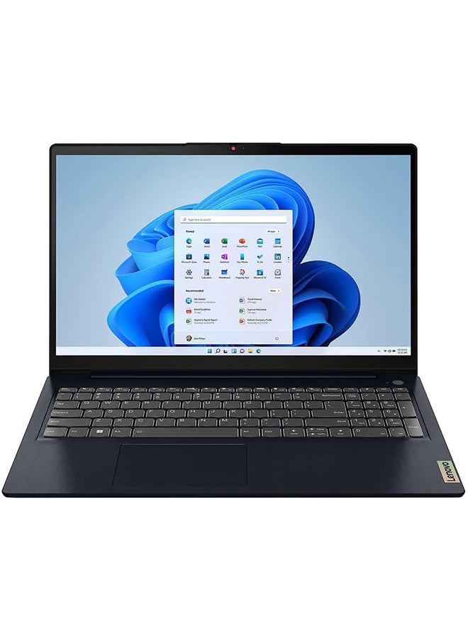 Lenovo IdeaPad 3 (Upgraded Version) Laptop With 15.6-Inch Display, Core i5-1235u Processor/16GB RAM/512GB SSD/Intel Iris XE Graphics/Windows 11 English/Arabic Abyss Blue - Image 1