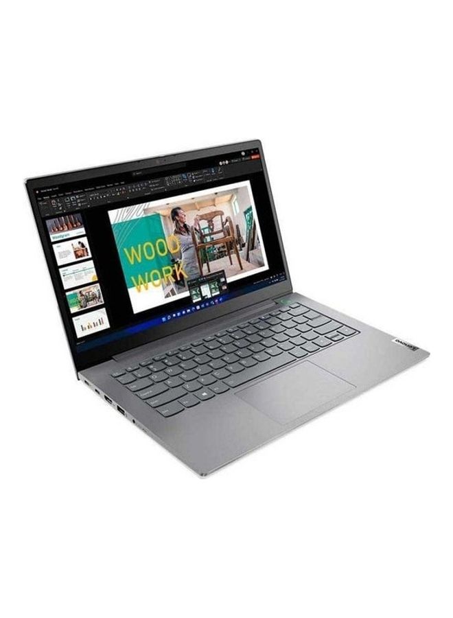 Lenovo ThinkBook 14 G4 (Upgraded Version) Laptop With 14-Inch Display, Core i5-1235U Processor/8GB RAM/256GB SSD/Intel UHD Graphics/Windows 11 English/Arabic Grey - Image 2