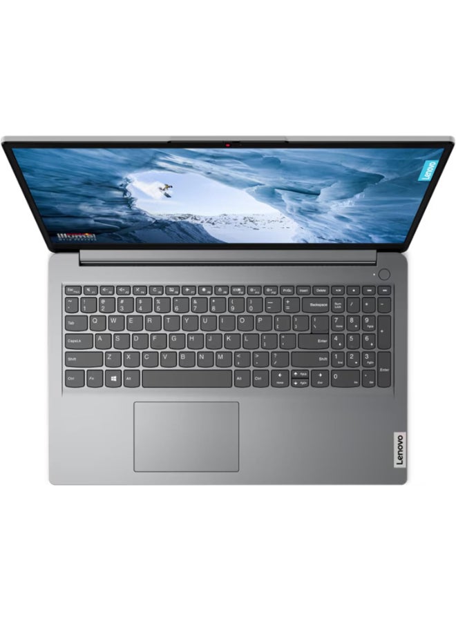 Lenovo IdeaPad 1 (Upgraded Version) Laptop With 15.6-Inch Display, Intel Core i5-1235u Processor/8GB RAM/512GB SSD/Intel Iris Graphics/Windows 11 English/Arabic Cloud Grey - Image 2