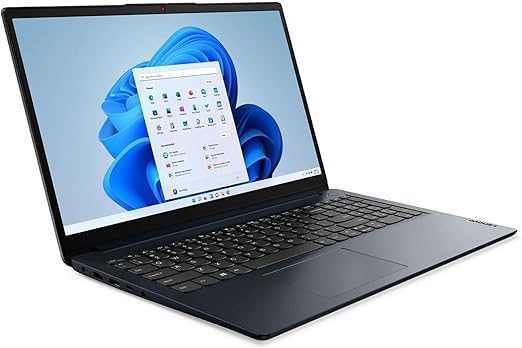 لينوفو IdeaPad 1  Laptop With 15.6-Inch Full HD Display, Celeron N4500 Processor/8GB RAM/512GB SSD/Intel UHD Graphics/Windows 11 Pro English/Arabic Abyss Blue - Image 4