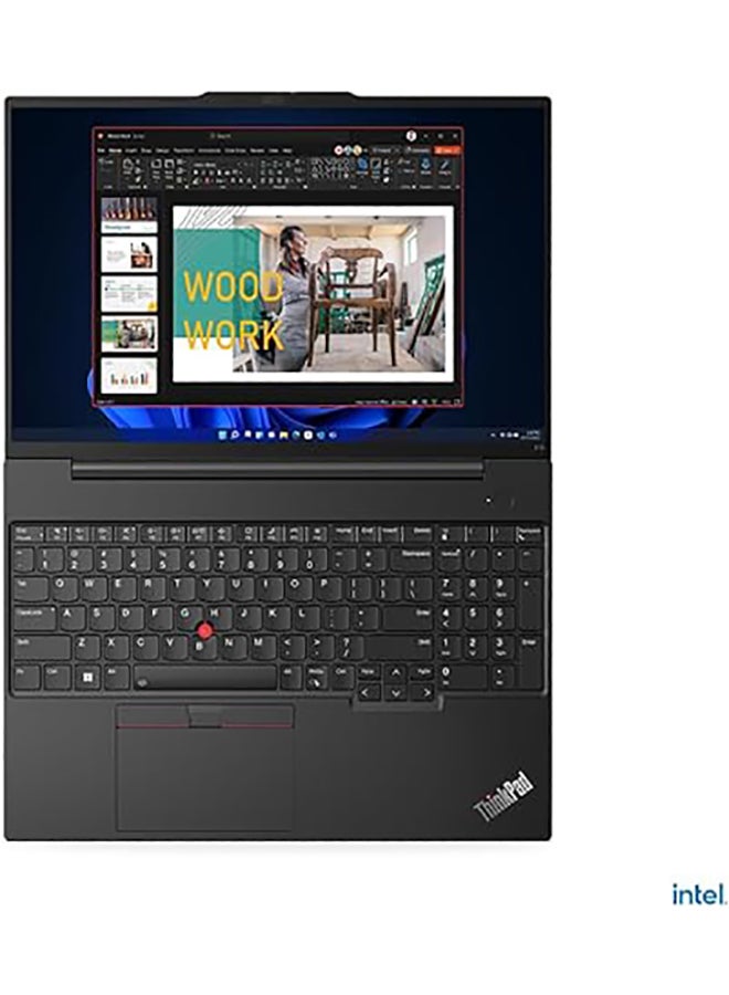 Lenovo ThinkPad E16 (Upgraded Version) Laptop With 16-Inch Display, Core i7-1355U Processor/16GB RAM/1TB SSD/â€ŽIntel Iris Xe Graphics/Windows 11 English/Arabic Black - Image 4