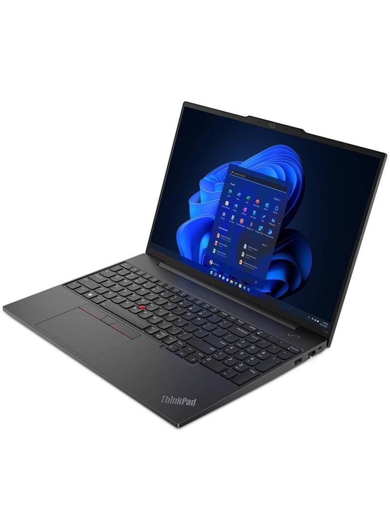 Lenovo ThinkPad E16 Gen 1 Laptop With 16-Inch Display, Core i7-1355U Processor/16GB RAM/512GB SSD/Intel Iris Xe Graphics/Windows 11 Pro English/Arabic black - Image 3