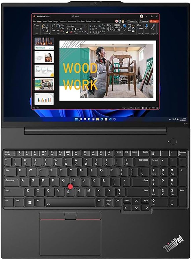 Lenovo ThinkPad E16 (Upgraded Version) Laptop With 16-Inch Display, Core i7-1355U Processor/16GB RAM/512GB SSD/â€ŽIntel Iris Xe Graphics/Windows 11 Pro English/Arabic ‎Graphite Black - Image 5