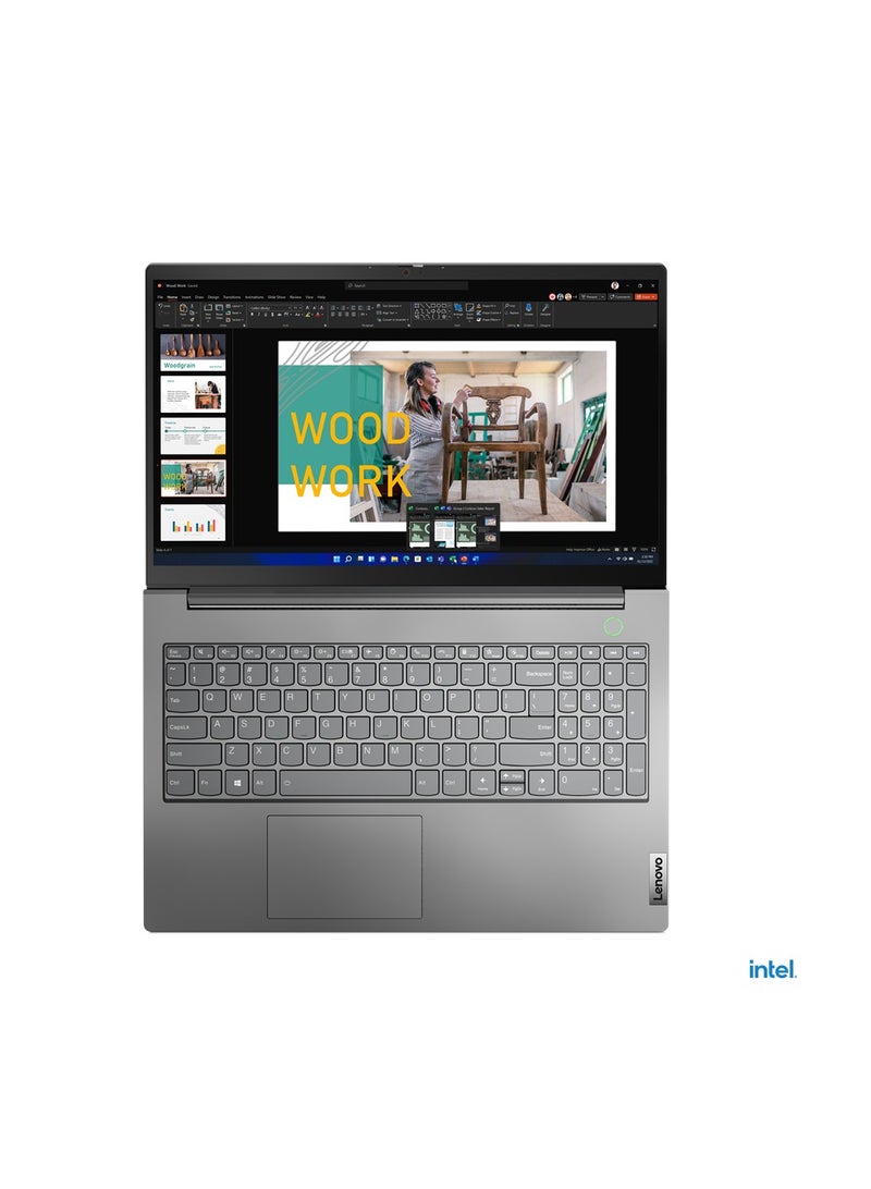 لينوفو ThinkBook 15 Gen 4 Intel Core i7-1255U 8Gb Ram 512Gb Ssd 15.6" FHD DOS UK English/Arabic Mineral Grey - Image 5