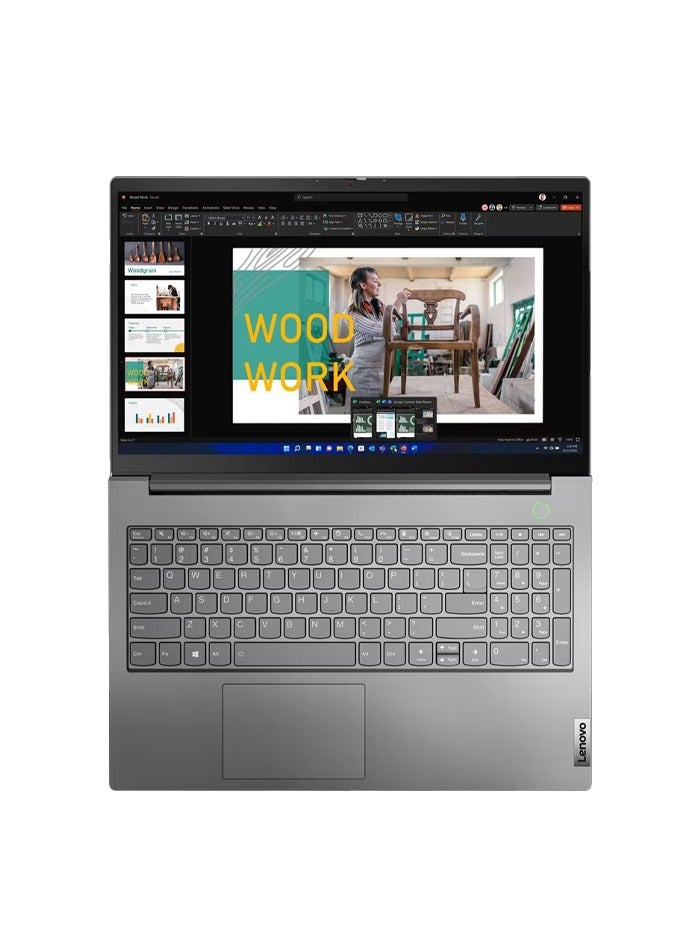 Lenovo ThinkBook 15 Gen 4 IntelÂ® Coreâ„¢ i5-1235U 8Gb Ram 512Gb Ssd 15.6 FHD Non-Backlit No OS With Bag English/Arabic Mineral Grey - Image 5