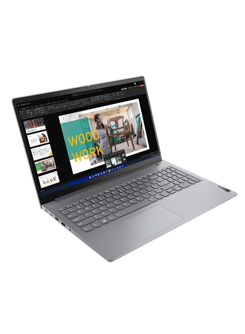 Lenovo ThinkBook 15 Gen 4 IntelÂ® Coreâ„¢ i5-1235U 8Gb Ram 512Gb Ssd 15.6 FHD Non-Backlit No OS With Bag English/Arabic Mineral Grey - Image 3