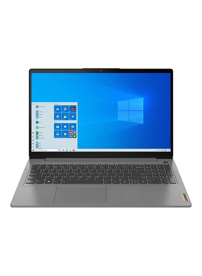 Lenovo Ideapad 3 (Upgraded Version) Laptop With 15.6-Inch FHD Display, Core i7-1165G7 Processor/8GB RAM/256GB SSD/Integrated Graphics/Windows 10 English/Arabic Arctic Grey - Image 1