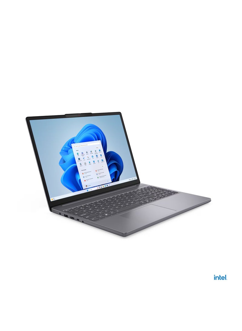 Lenovo IdeaPad Slim 3 Laptop With 15.3-Inch Display, Intel Core i7-13620H Processor/16GB RAM/512GB SSD/Intel UHD Graphics/DOS(Without Windows) English/Arabic Luna Grey - Image 2