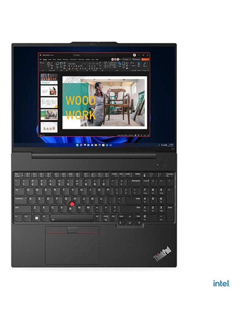 Lenovo ThinkPad E16 (Upgraded Version) Laptop With 16-Inch Display, Core i7-1355U Processor/16GB RAM/1TB SSD/Intel Iris Xe Graphics/Windows 11 English/Arabic Black - Image 4