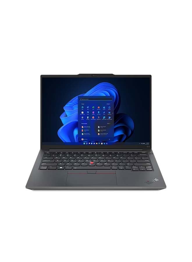 Lenovo ThinkPad E14 Gen 5 (21JK001YGR) (Upgraded Version) Laptop With 14-Inch Display, Core-i5-1335U Processor/16GB RAM/512GB SSD/Windows 11 Pro/Intel Iris Xe Graphics English/Arabic Black - Image 1