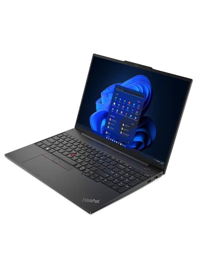 Lenovo Thinkpad E16 Laptop With 16-Inch Display, Intel Core i5-1335U Processor/16GB RAM/512GB SSD/Intel UHD Graphics/Windows 11 Pro English/Arabic Black - Image 3