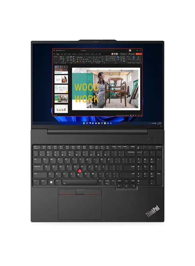 Lenovo Thinkpad E16 Laptop With 16-Inch Display, Intel Core i5-1335U Processor/16GB RAM/512GB SSD/Intel UHD Graphics/Windows 11 Pro English/Arabic Black - Image 5