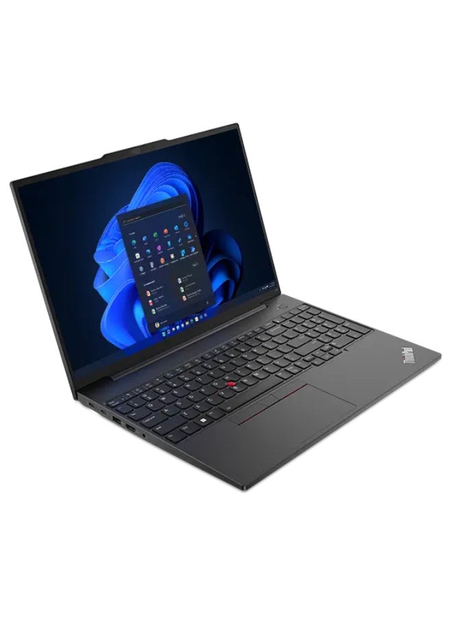 Lenovo Thinkpad E16 Laptop With 16-Inch Display, Intel Core i5-1335U Processor/16GB RAM/512GB SSD/Intel UHD Graphics/Windows 11 Pro English/Arabic Black - Image 2
