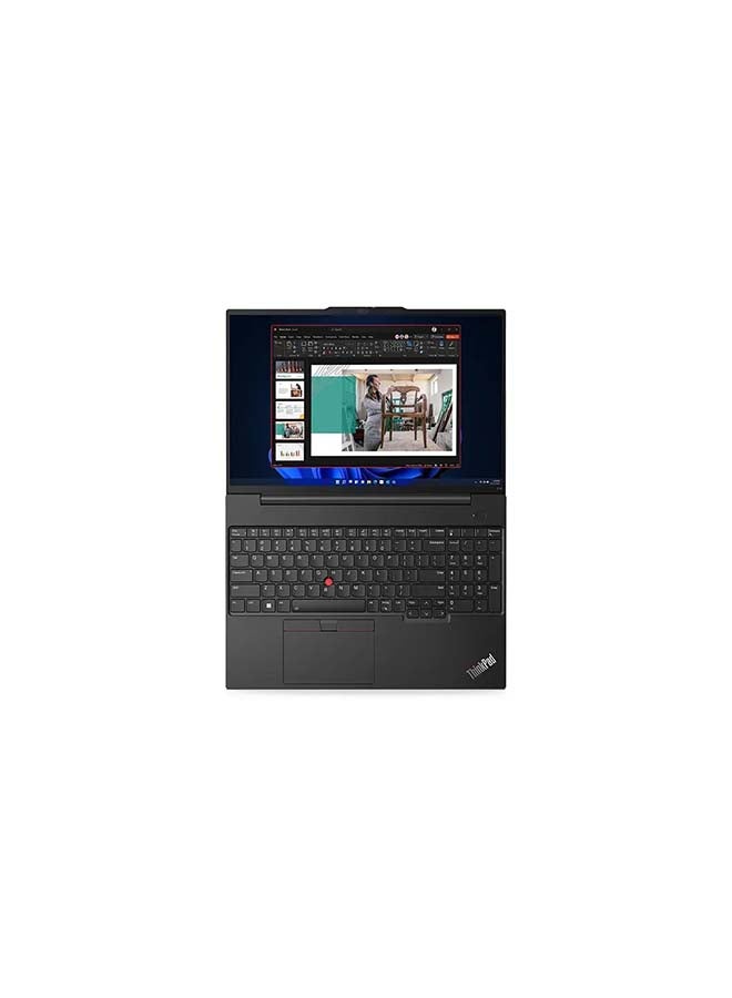 Lenovo ThinkPad E16 Gen1 (21JN00CKGR) (Upgraded Version) Laptop With 16-Inch Display, Core-i7-13700H Processor/16GB RAM/512GB SSD/Windows 11 Pro/Intel Iris Xe Graphics + Topload Case English/Arabic Black - Image 3