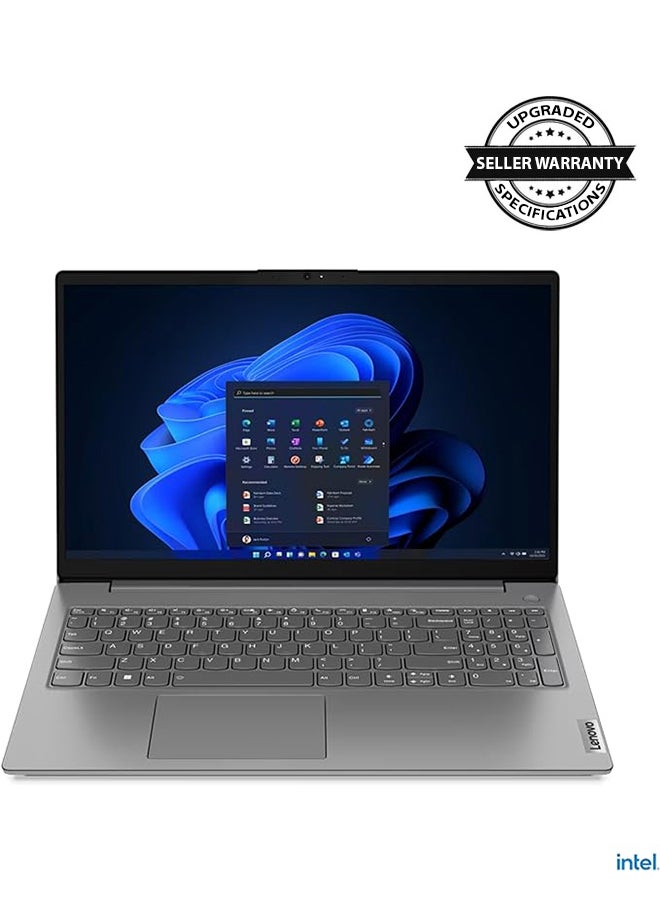 Lenovo V15 G3 IAP (Upgraded Version) Laptop With 15.6-Inch Display, Core i7-1255U Processor/16GB RAM/512GB SSD/Intel Iris Xe Graphics/Windows 11 English/Arabic Grey - Image 2