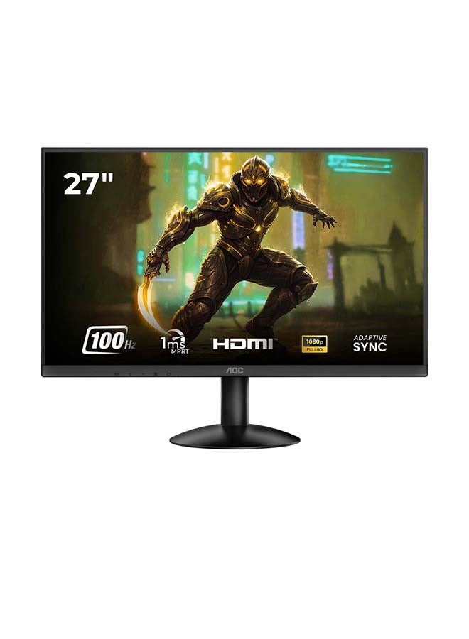 AOC 27 Inch IPS FHD 100Hz 1ms 3 - Sided Frameless Monitor With HDMI, VGA, Eye ptotection, Blue Light Mode 27B30H black - Image 1