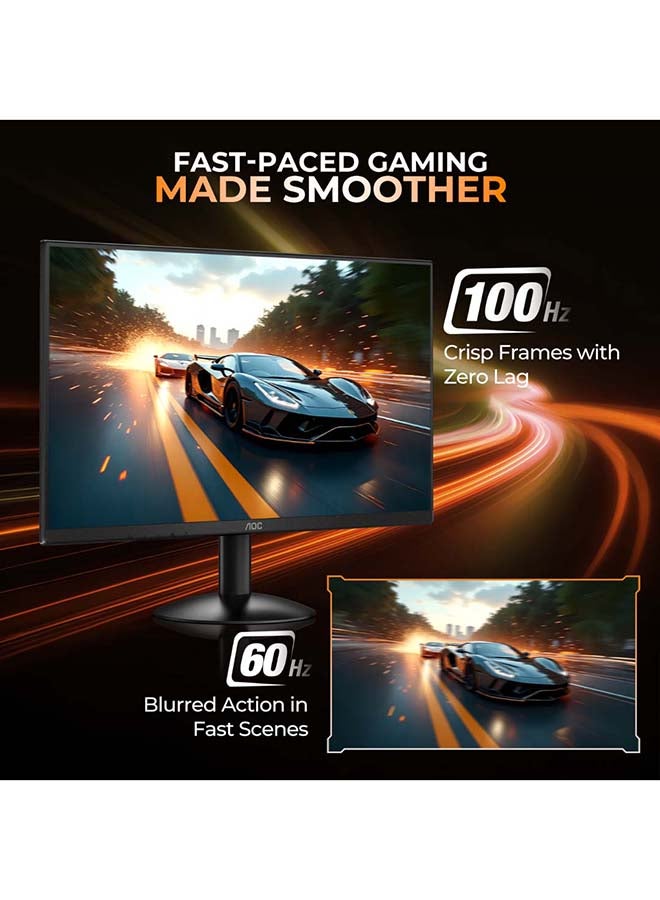 AOC 27 Inch IPS FHD 100Hz 1ms 3 - Sided Frameless Monitor With HDMI, VGA, Eye ptotection, Blue Light Mode 27B30H black - Image 5