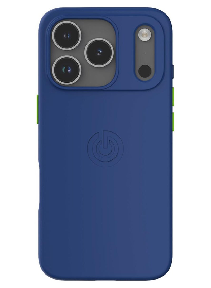 Goui iPhone 17 Pro Max Case | Full-Coverage | MagSafe | Wireless Friendly | Colorful | Soft Touch | Magnetic Design for Mount Midnight Blue