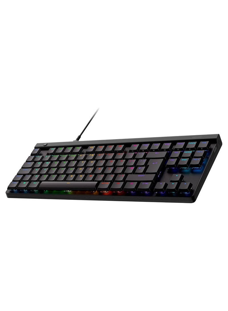 Logitech G515 TKL Wired Low Profile Gaming Keyboard, Fully Customizable RGB, Double-Shot PBT Keycaps, Tactile/Brown Switches - Black - Image 1