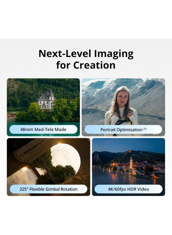 dji Mini 5 Pro Fly More Combo Plus, DJI RC 2, 1-Inch CMOS, Obstacle Sensing, ActiveTrack 360°, 225° Gimbal Rotation, Extended Battery LifeMOIAT Certified, UAE Version, Official Warranty Support - Image 3