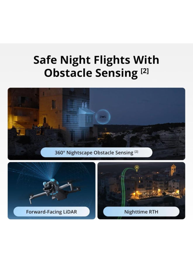 dji Mini 5 Pro Fly More Combo Plus, DJI RC 2, 1-Inch CMOS, Obstacle Sensing, ActiveTrack 360°, 225° Gimbal Rotation, Extended Battery LifeMOIAT Certified, UAE Version, Official Warranty Support - Image 5