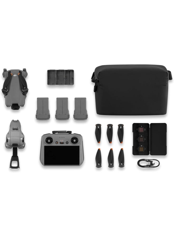 dji Mini 5 Pro Fly More Combo, DJI RC 2, 1-Inch CMOS, Omnidirectional Obstacle Sensing, ActiveTrack 360°, 225° Gimbal Rotation, 3 Batteries, MOIAT Certified, UAE Version, Official Warranty Support - Image 1